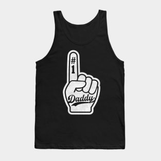 Number One Daddy baseball style Tank Top